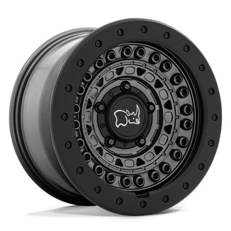 Black Rhino Hard Alloys BARRICADE – 20X9 – 6X120 – 10 mm – GUN BLACK W/ BLACK ROCK GUARD