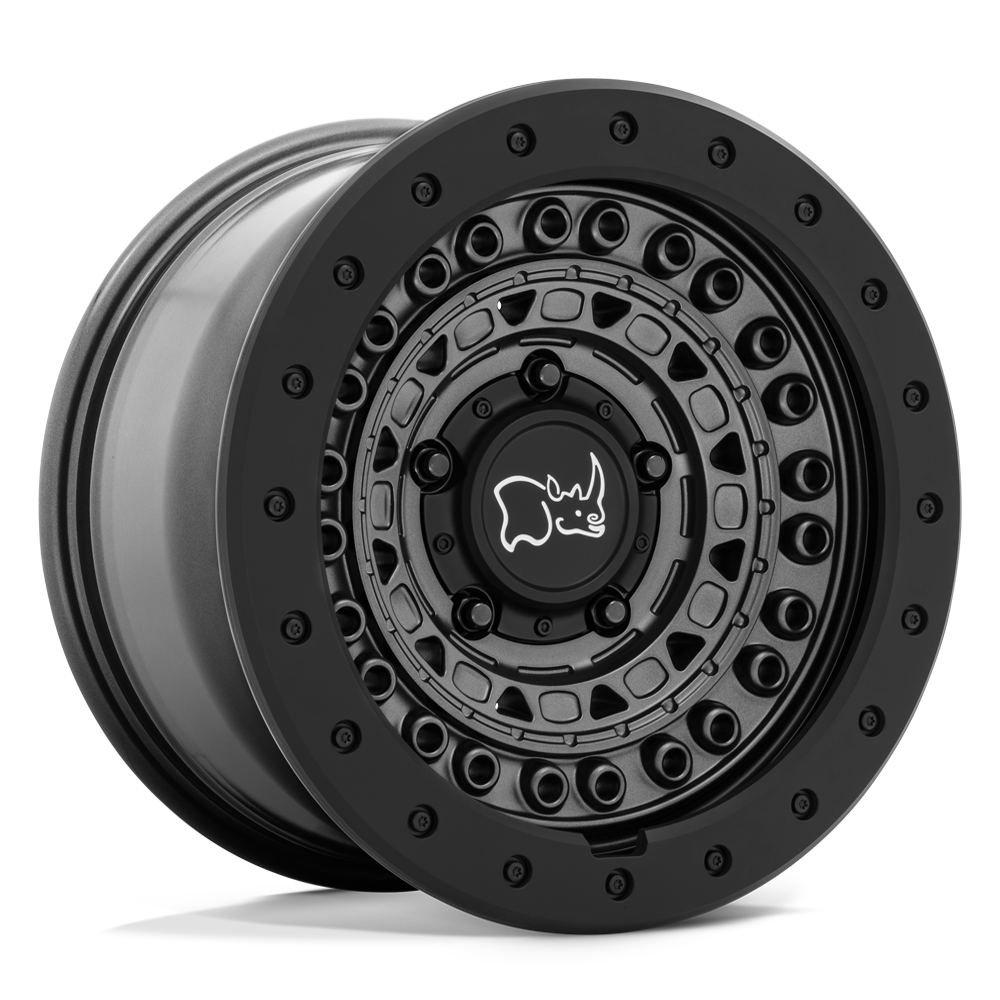 Black Rhino Hard Alloys BARRICADE – 18X9 – 6X135 – 10 mm – GUN BLACK W/ BLACK ROCK GUARD