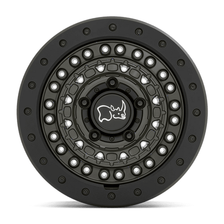 Black Rhino Hard Alloys BARRICADE – 17X8.5 – 6X139.7 – 0 mm – OLIVE DRAB GREEN W/ BLK ROCK