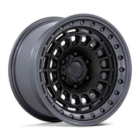Black Rhino Hard Alloys BR014 SAHARA – 17X9 – 6X135 – 0 mm – MATTE BLACK W/ GUNMETAL LIP