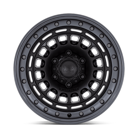 Black Rhino Hard Alloys BR014 SAHARA – 17X9 – 6X135 – 0 mm – MATTE BLACK W/ GUNMETAL LIP
