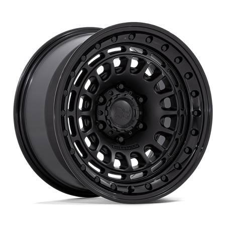 Black Rhino Hard Alloys BR014 SAHARA – 17X9 – 5X127 – -12 mm – MATTE BLACK W/ GLOSS BLACK LIP