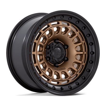 Black Rhino Hard Alloys BR014 SAHARA – 17X9 – 5X127 – -12 mm – MATTE BRONZE W GLOSS BLACK LIP