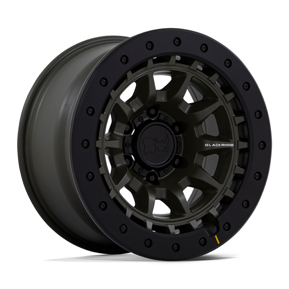 Black Rhino Hard Alloys BR016 TUSK – 17X8.5 – 5X127 – -10 mm – OLIVE DRAB GREEN