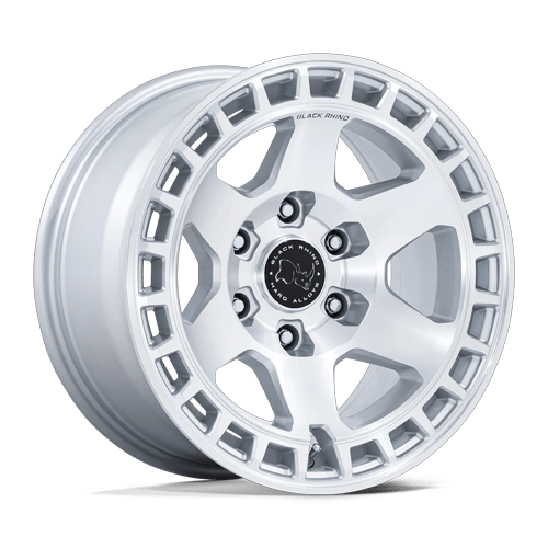 Black Rhino Hard Alloys BR022 BAHARI – 17X8.5 – 6X139.7 – 25 mm – GLOSS SILVER W/ MACHINED FACE