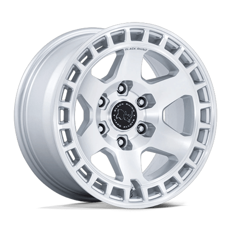 Black Rhino Hard Alloys BR022 BAHARI – 17X8.5 – 6X139.7 – 25 mm – GLOSS SILVER W/ MACHINED FACE