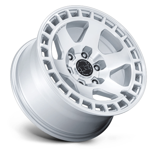 Black Rhino Hard Alloys BR022 BAHARI – 17X8.5 – 6X139.7 – 25 mm – GLOSS SILVER W/ MACHINED FACE