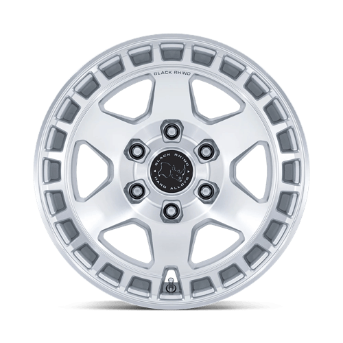Black Rhino Hard Alloys BR022 BAHARI – 17X8.5 – 6X139.7 – 25 mm – GLOSS SILVER W/ MACHINED FACE