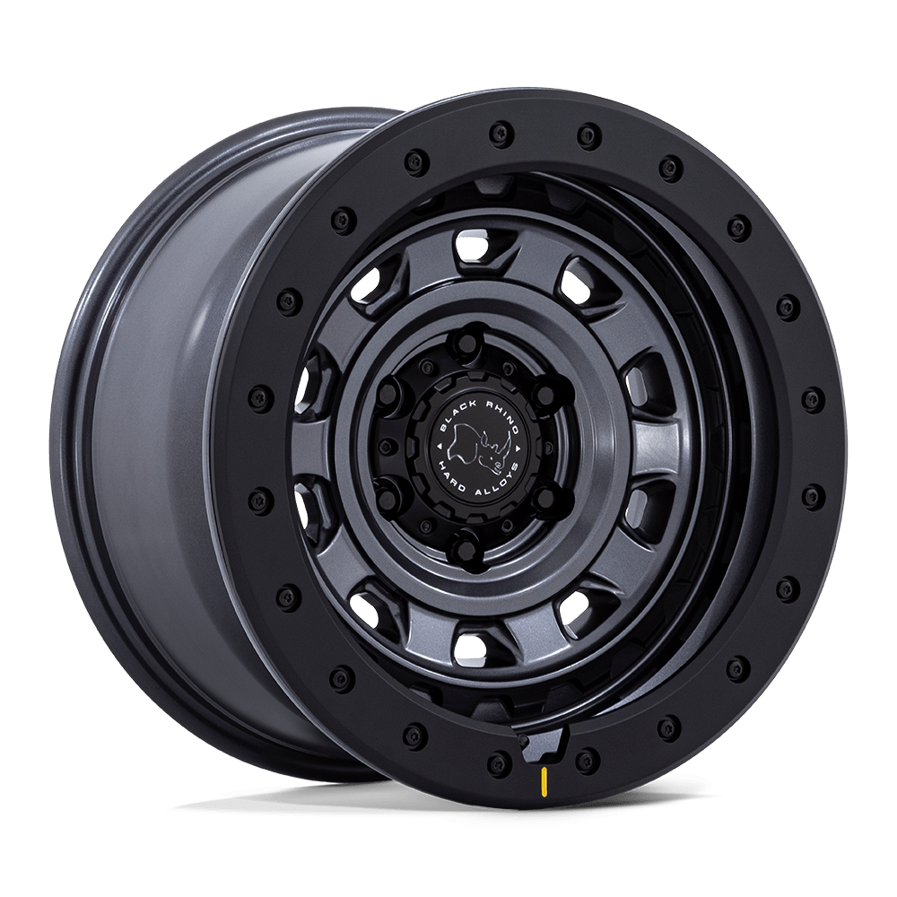Black Rhino Hard Alloys BR023 XPLORER – 17X9 – 6X139.7 – 1 mm – MATTE GUNMETAL W/ MATTE BLK-LP