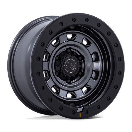 Black Rhino Hard Alloys BR023 XPLORER – 17X9 – 6X139.7 – 1 mm – MATTE GUNMETAL W/ MATTE BLK-LP