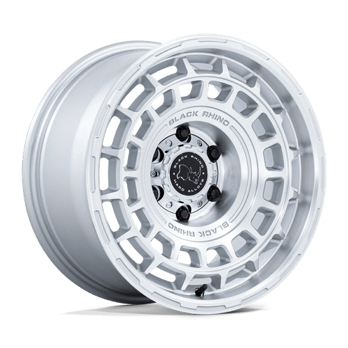 Black Rhino Hard Alloys BR024 AWOL – 20X8.5 – 6X135 – 25 mm – SILVER W/ MACHINED FACE