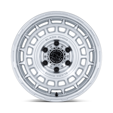 Black Rhino Hard Alloys BR024 AWOL – 20X8.5 – 6X135 – 25 mm – SILVER W/ MACHINED FACE