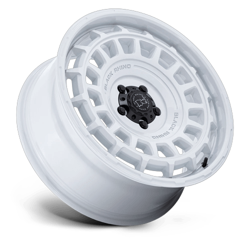 Black Rhino Hard Alloys BR024 AWOL – 17X8.5 – 6X139.7 – 25 mm – GLOSS WHITE