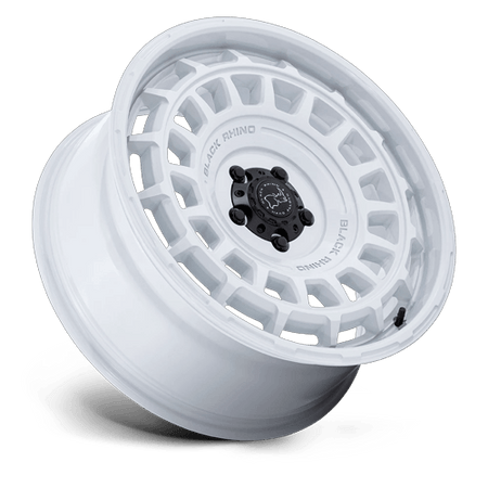 Black Rhino Hard Alloys BR024 AWOL – 17X8.5 – 6X139.7 – 25 mm – GLOSS WHITE