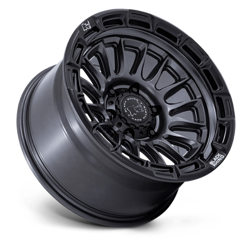 Black Rhino Hard Alloys BR025 RIVAL – 17X9 – 6X139.7 – -12 mm – MATTE GUNMETAL W/ MATTE BLK-LP