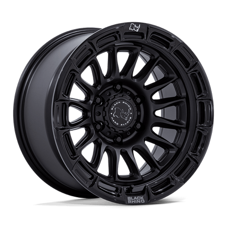 Black Rhino Hard Alloys BR025 RIVAL – 20X9 – 6X135 – 1 mm – MATTE BLACK W/ GLOSS BLK-LP