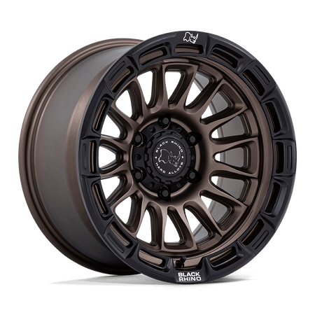 Black Rhino Hard Alloys BR025 RIVAL – 17X8.5 – 6X139.7 – 25 mm – BURNT BRONZE W/ MATTE BLK-LP