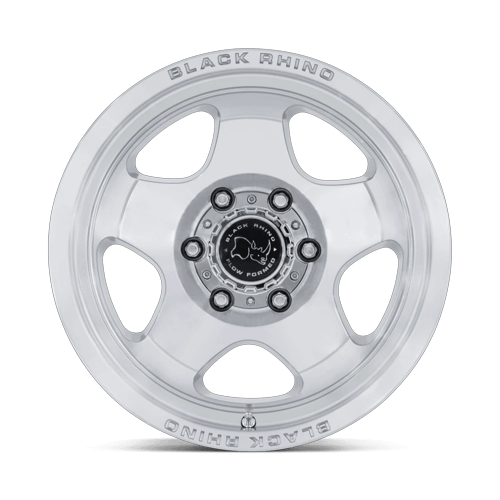 Black Rhino Hard Alloys BR031 SOL – 17X8 – 5X110 – 38 mm – GLOSS SILVER W/ MACHINED FACE