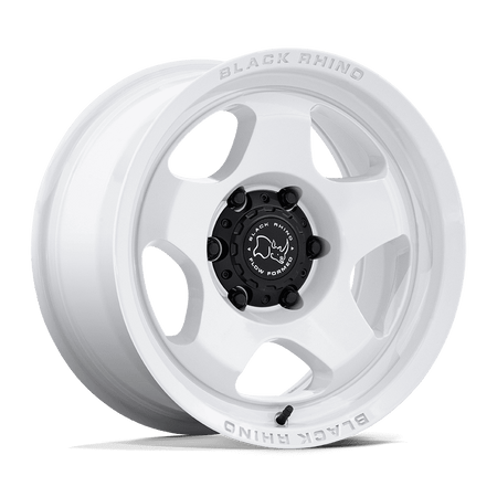 Black Rhino Hard Alloys BR031 SOL – 17X8 – 5X110 – 38 mm – GLOSS WHITE