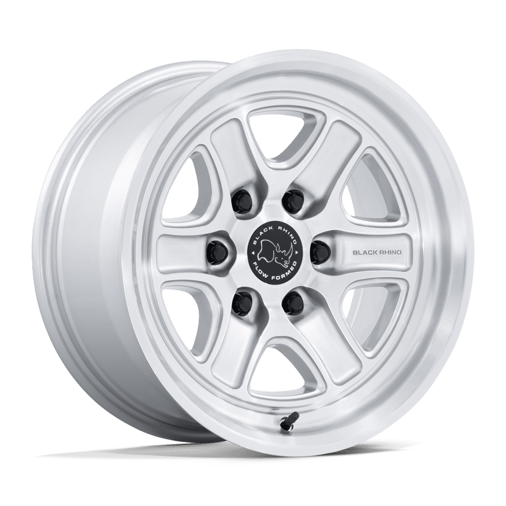 Black Rhino Hard Alloys BR032 ECHO – 17X8.5 – 6X139.7 – 0 mm – GLOSS SILVER W/ MACHINED FACE