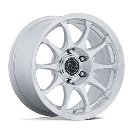 Black Rhino Hard Alloys BR038 RONIN – 17X8.5 – 6X139.7 – 25 mm – GLOSS SILVER W/ MACHINED FACE