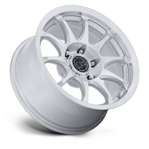 Black Rhino Hard Alloys BR038 RONIN – 17X8.5 – 6X139.7 – 25 mm – GLOSS SILVER W/ MACHINED FACE