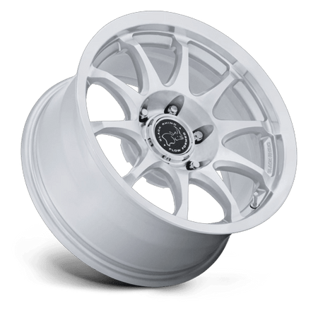 Black Rhino Hard Alloys BR038 RONIN – 17X8.5 – 5X127 – 0 mm – GLOSS SILVER W/ MACHINED FACE