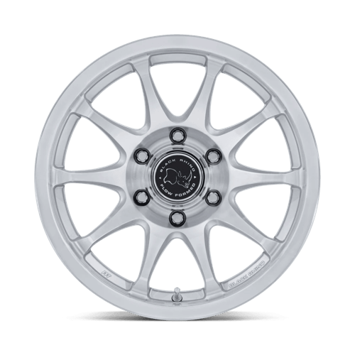 Black Rhino Hard Alloys BR038 RONIN – 17X8.5 – 6X139.7 – 25 mm – GLOSS SILVER W/ MACHINED FACE