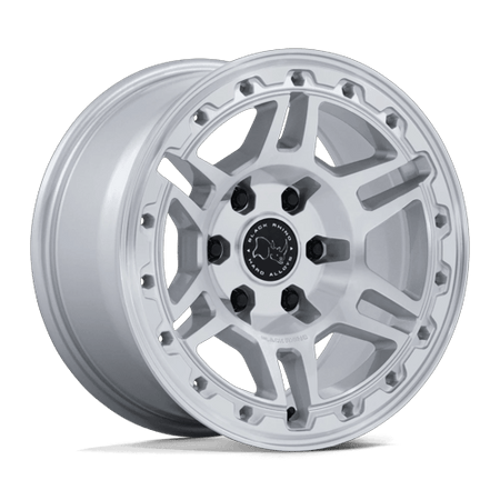Black Rhino Hard Alloys BR039 VANGUARD – 17X8 – 6X114.3 – 32 mm – GLOSS SILVER W/ MACHINED FACE