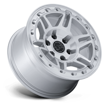 Black Rhino Hard Alloys BR039 VANGUARD – 17X8 – 6X114.3 – 32 mm – GLOSS SILVER W/ MACHINED FACE