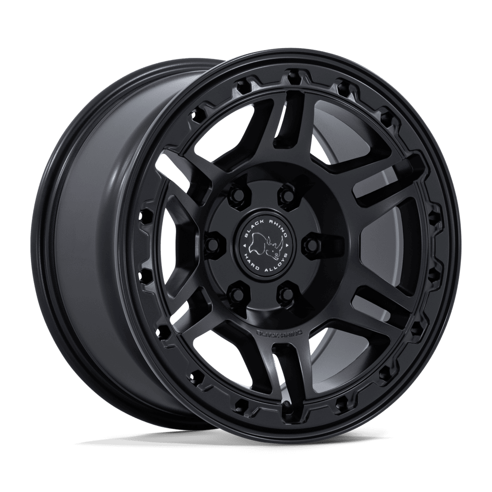 Black Rhino Hard Alloys BR039 VANGUARD – 17X8.5 – 6X135 – 25 mm – MATTE BLACK