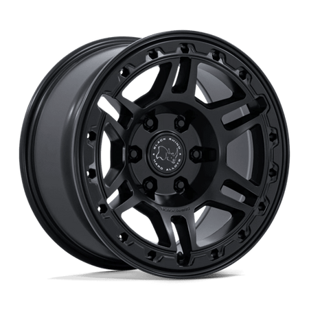 Black Rhino Hard Alloys BR039 VANGUARD – 17X8.5 – 6X130 – 25 mm – MATTE BLACK