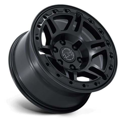Black Rhino Hard Alloys BR039 VANGUARD – 17X8.5 – 6X130 – 25 mm – MATTE BLACK