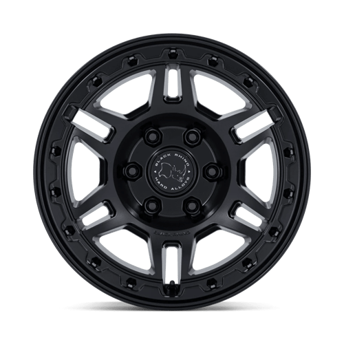 Black Rhino Hard Alloys BR039 VANGUARD – 17X8.5 – 6X130 – 25 mm – MATTE BLACK