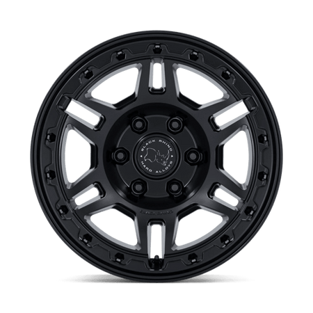 Black Rhino Hard Alloys BR039 VANGUARD – 17X8.5 – 6X130 – 25 mm – MATTE BLACK