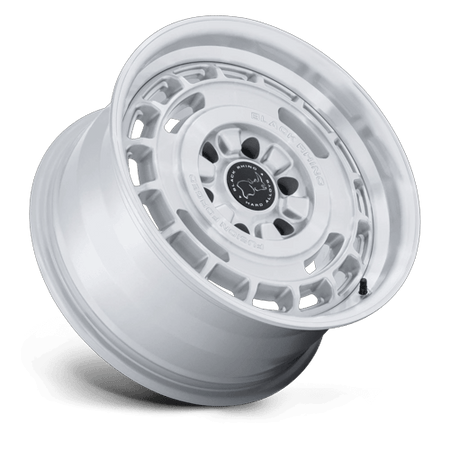 Black Rhino Hard Alloys BR600 VAGABOND – 17X8 – 6X139.7 – 32 mm – GLOSS SILVER W/ MACHINED FACE