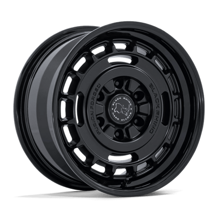 Black Rhino Hard Alloys BR600 VAGABOND – 17X8.5 – 6X139.7 – 25 mm – MATTE BLACK W/ GLOSS BLACK LIP