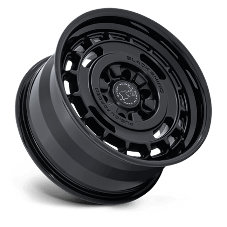 Black Rhino Hard Alloys BR600 VAGABOND – 17X8.5 – 6X139.7 – 25 mm – MATTE BLACK W/ GLOSS BLACK LIP