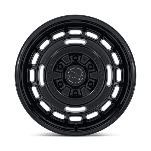 Black Rhino Hard Alloys BR600 VAGABOND – 17X8.5 – 6X139.7 – 25 mm – MATTE BLACK W/ GLOSS BLACK LIP