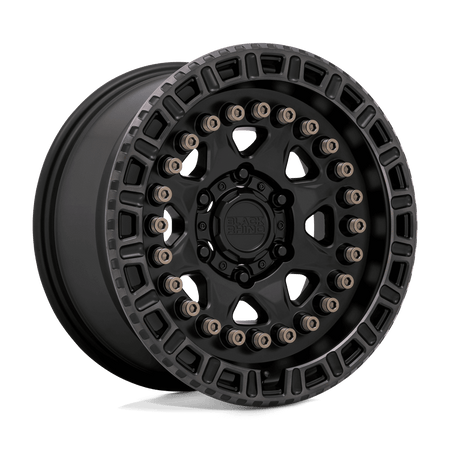 Black Rhino Hard Alloys CARBINE – 20X9 – 6X120 – 10 mm – MATTE BLACK W/ MACH TINT RING