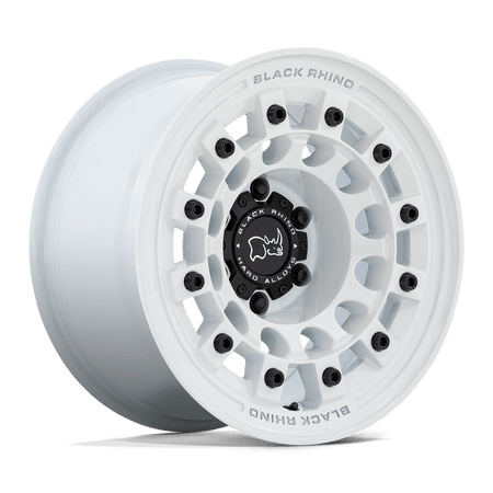 Black Rhino Hard Alloys FUJI – 17X8 – 6X139.7 – 20 mm – GLOSS WHITE