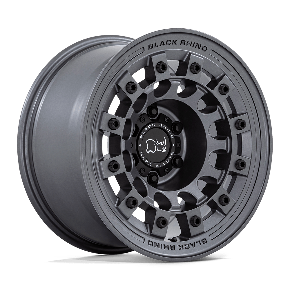 Black Rhino Hard Alloys FUJI – 17X8 – 5X114.3 – 30 mm – MATTE GUNMETAL