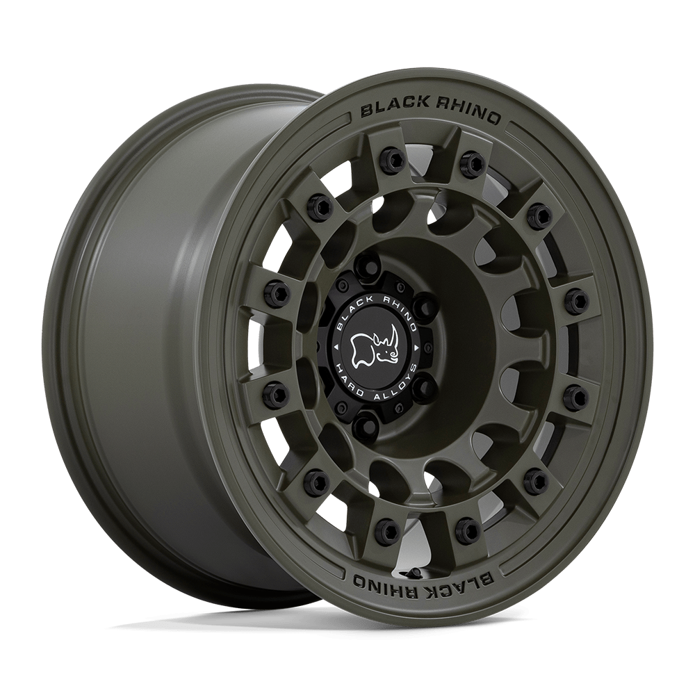 Black Rhino Hard Alloys FUJI – 17X8 – 6X139.7 – 20 mm – OLIVE DRAB GREEN