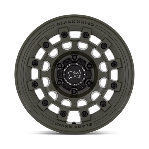 Black Rhino Hard Alloys FUJI – 17X8 – 6X139.7 – 20 mm – OLIVE DRAB GREEN