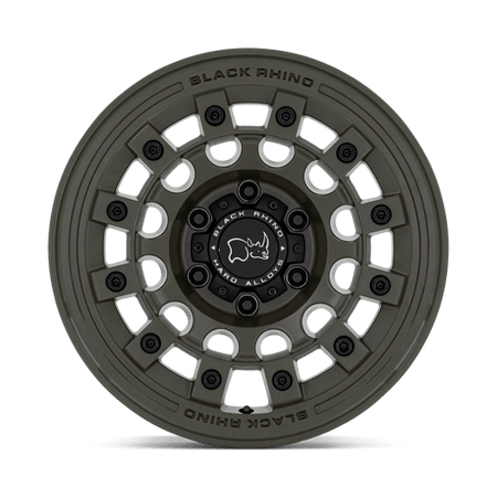 Black Rhino Hard Alloys FUJI – 17X8 – 6X139.7 – 20 mm – OLIVE DRAB GREEN