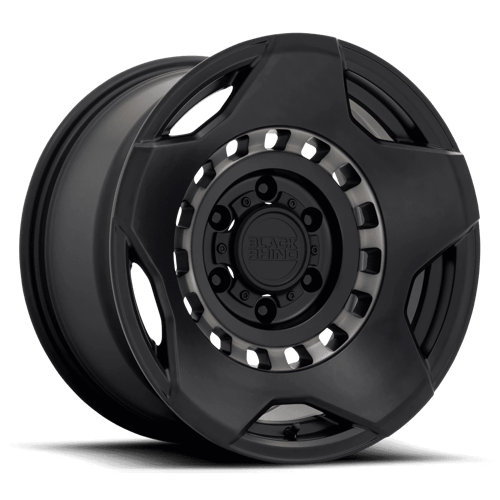 Black Rhino Hard Alloys MUZZLE – 20X9 – 6X139.7 – -18 mm – MATTE BLACK W/ MACH TINT RING