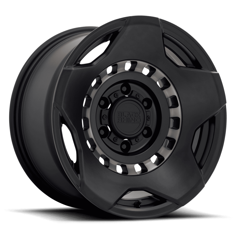 Black Rhino Hard Alloys MUZZLE – 17X9 – 6X139.7 – 0 mm – MATTE BLACK W/ MACH TINT RING