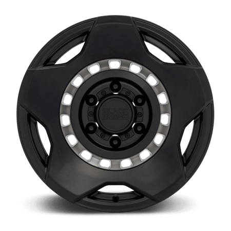 Black Rhino Hard Alloys MUZZLE – 20X9 – 6X139.7 – -18 mm – MATTE BLACK W/ MACH TINT RING