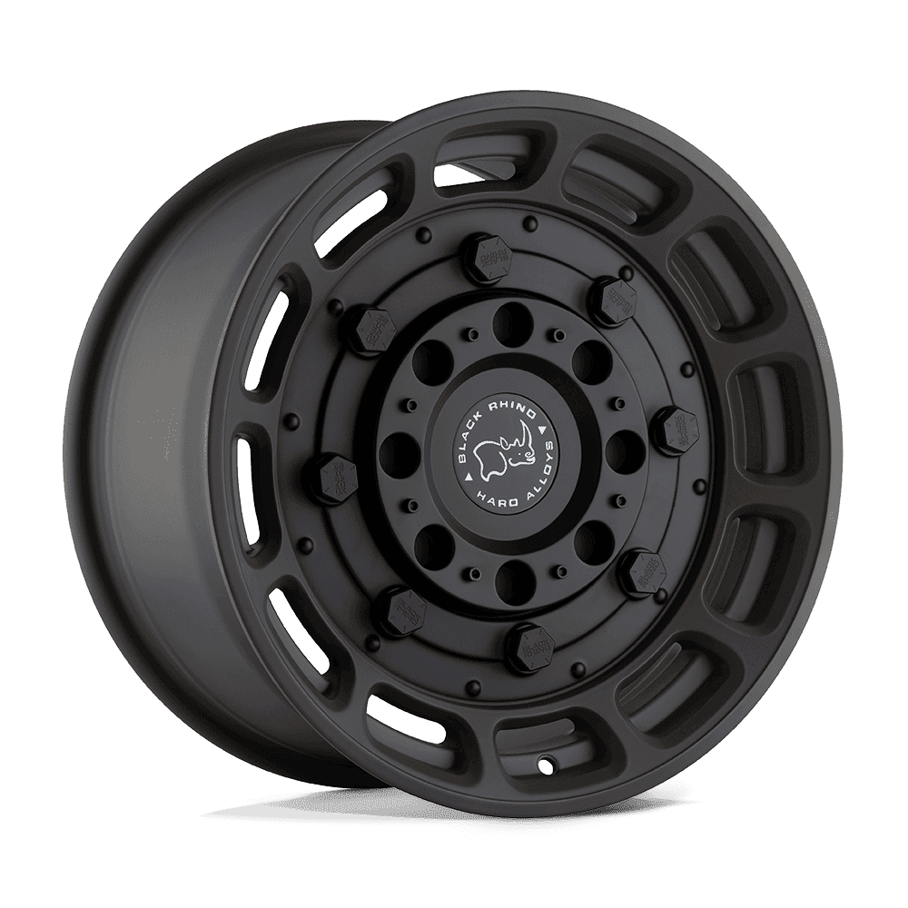 Black Rhino Hard Alloys WARTHOG – 20X9.5 – 5X127 – 2 mm – MATTE OD GREEN W/ BLACK CENTER