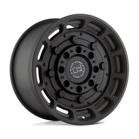 Black Rhino Hard Alloys WARTHOG – 20X9.5 – 5X127 – 2 mm – MATTE OD GREEN W/ BLACK CENTER